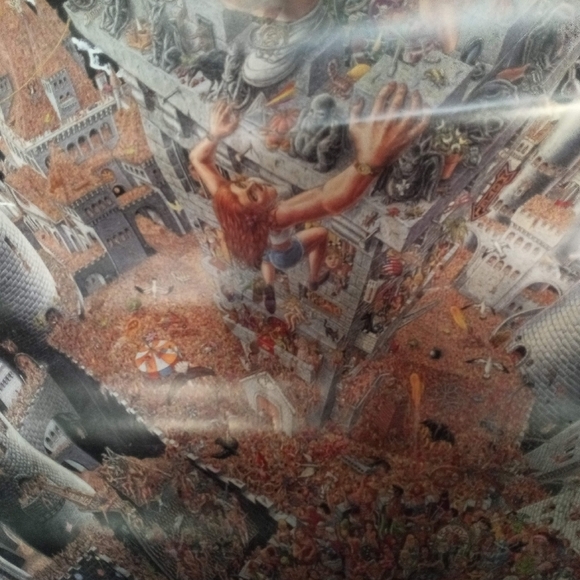 Vibrant Art Poster with Dynamic Characters - Picture 2 of 2